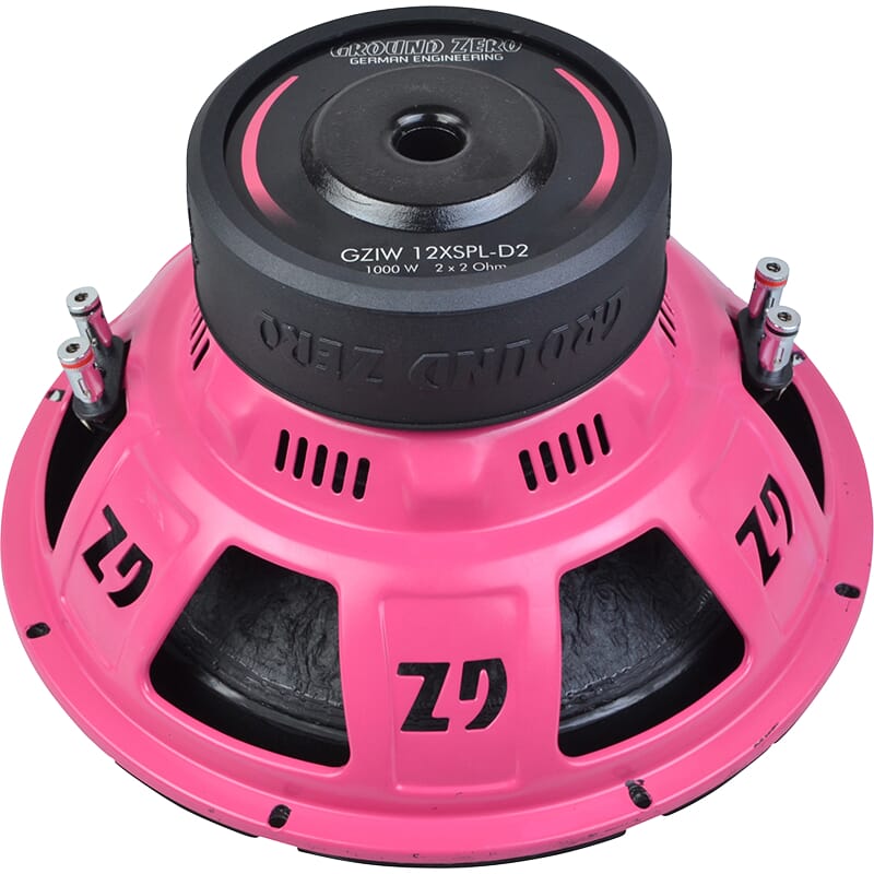 薄*茶様 GROUND ZERO GZRW12XSPL-D2ウーファー Ground Zero GZIW 12XSPL-D2 PINK - Radioservice