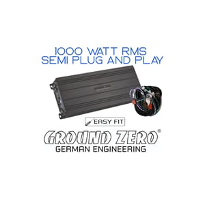Ground Zero 5 kanals 1000W RMS semi Plug & Play med DSP